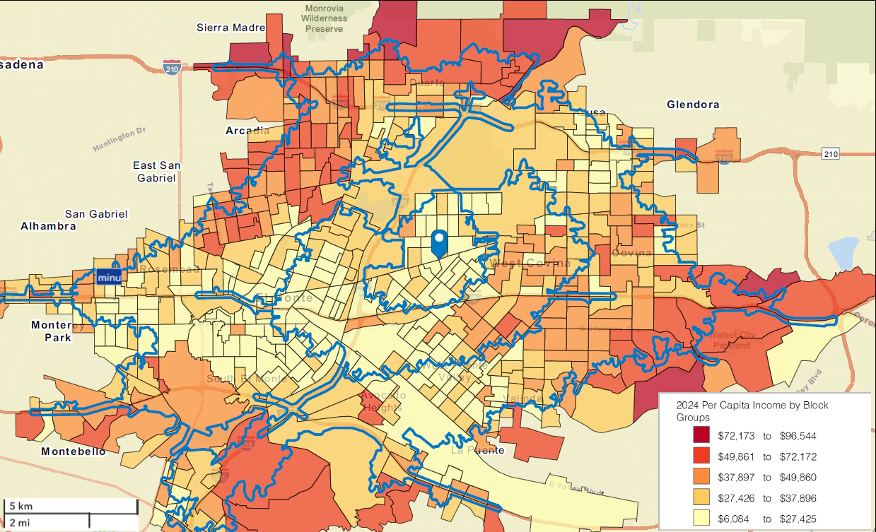 Per Capita Income Heat Map Analysis